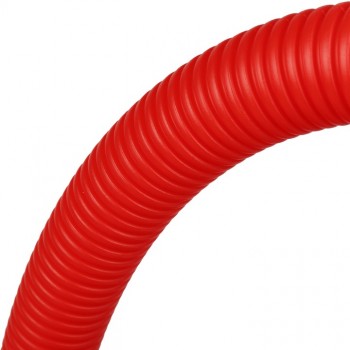 STOUT SPG-0002 Труба гофрированная ПНД, цвет красный, наружным диаметром 20 мм для труб диаметром 16 мм