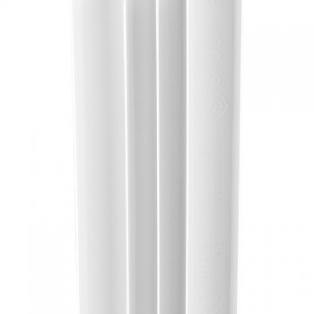 STOUT  Bravo 500 8 секции радиатор алюминиевый нижнее правое подключение (белый RAL 9010)