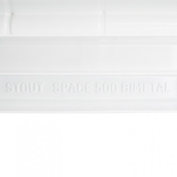STOUT  Space 500 14 секций радиатор биметаллический боковое подключение RAL9016