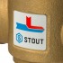 STOUT SVM-0030 Термостатический смесительный клапан G 1)4 1/4 НР  55°С